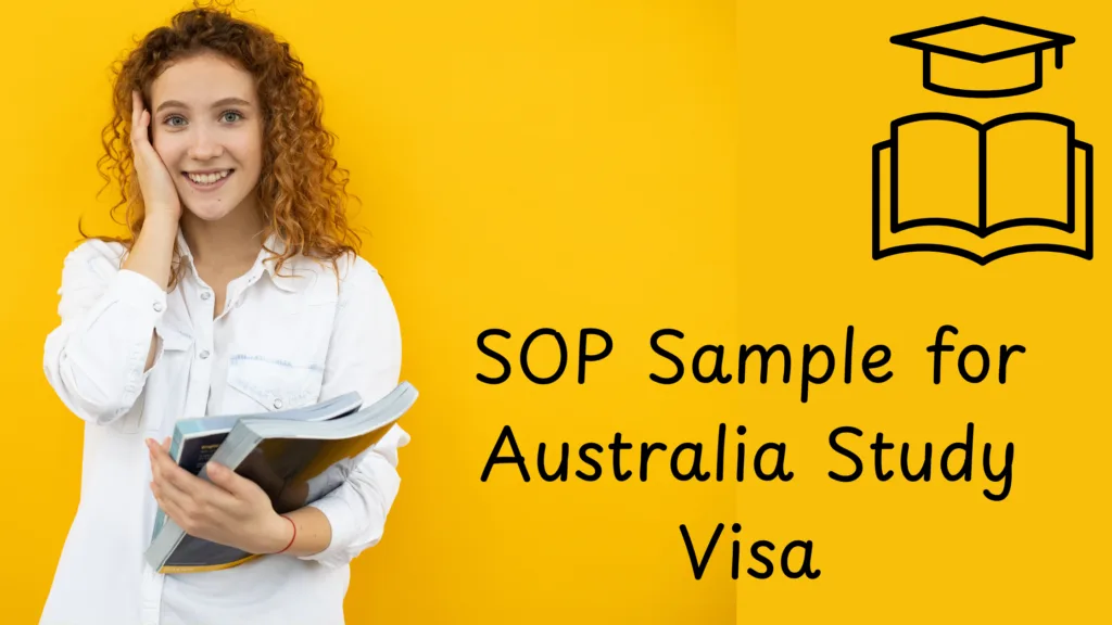 SOP Sample for Australia Study Visa