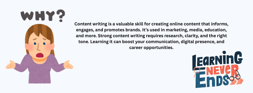 Learn content writing course 